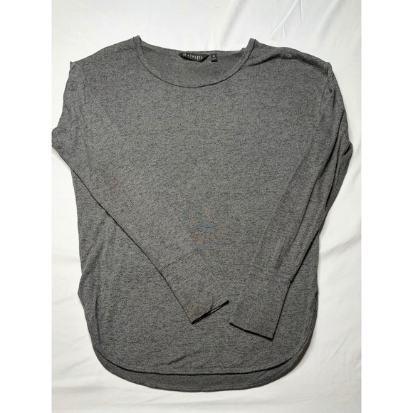 Athleta Tops - Athleta Essence Long Sleeve Top Charcoal Gray Heather Thumbholes  M